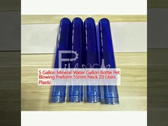 5 গ্যালন খনিজ জল গ্যালন বোতল পোষা প্রাণী ফুঁ Preform 55mm ঘাড় 20 লিটার প্লাস্টিক