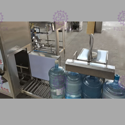 স্টেইনলেস স্টীল গ্যালন বোতল ভর্তি একক লাইন PID Contorl সরবরাহকারী
