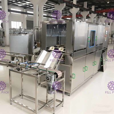 300BPH স্বয়ংক্রিয় প্লাস্টিকের বোতল 3 গ্যালন 18.9L বোতলজাত জল ভর্তি ক্যাপিং মেশিন সরবরাহকারী