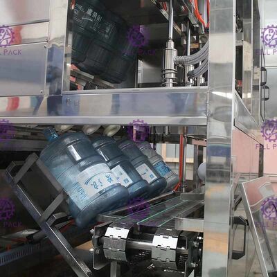 বিশুদ্ধ জল 5 গ্যালন বোতল ব্যারেল ফিলিং মেশিন 600BPH / 900BPH জল উত্পাদন লাইন সরবরাহকারী