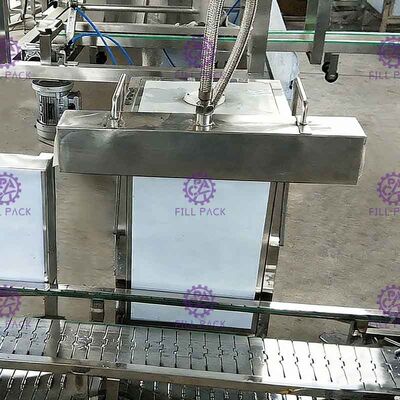 অটো উত্তোলন খাওয়ানো এসইএস 304 120 বিপিএইচ গ্যালন ফিলিং লাইন সরবরাহকারী