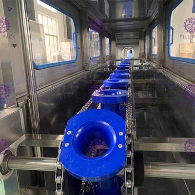 200BPH 5 গ্যালন 18.9L জল ভরাট মেশিন লাইন সিস্টেম সেমি অটো সরবরাহকারী