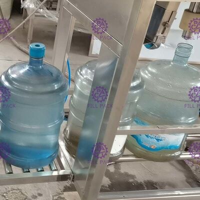 স্টেইনলেস স্টিল 304 120 বিপিএইচ 5 গ্যালন ফিলিং মেশিন সরবরাহকারী