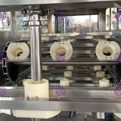 টাচ স্ক্রিন 3 রোড 450BPH জার ওয়াটার ফিলিং মেশিন সরবরাহকারী