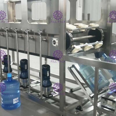 4600 * 2000 * 1800 মিমি এল টাইপ 5 গ্যালন বোতল ফিলিং মেশিন সরবরাহকারী
