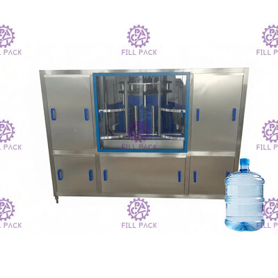 রোটারি 1800 * 1550 * 1750 মিমি 900BPH 5 গ্যালন বোতল ওয়াশার সরবরাহকারী