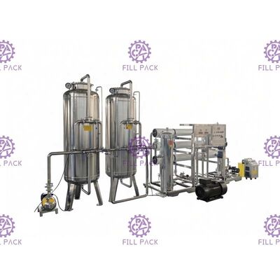 Sus304 অটো অপারেশন ভালভ পানীয় 4000lph রো ওয়াটার ট্রিটমেন্ট মেশিন সরবরাহকারী