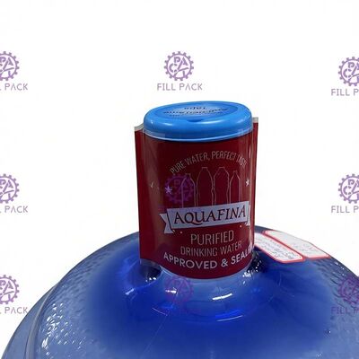 5 গ্যালন জলের বোতলের জন্য পিভিসি প্লাস্টিক তাপ সঙ্কুচিত ক্যাপ হাতা লেবেল সরবরাহকারী