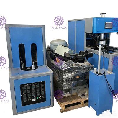 আধা স্বয়ংক্রিয় পিইটি প্লাস্টিকের বোতল 5 গ্যালন 20 লিটার হ্যান্ডেল সহ ব্লো মোল্ডিং মেশিন সরবরাহকারী