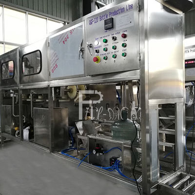 স্যানিটারি 18.9L মনোব্লক 120 বিপিএইচ গ্যালন ফিলিং লাইন সরবরাহকারী