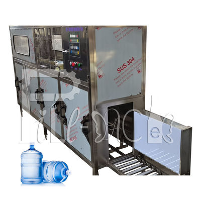 সম্পূর্ণ 100 Bph বড় ব্যারেল 18.9l গ্যালন ফিলিং মেশিন সম্পূর্ণ স্বয়ংক্রিয় সরবরাহকারী