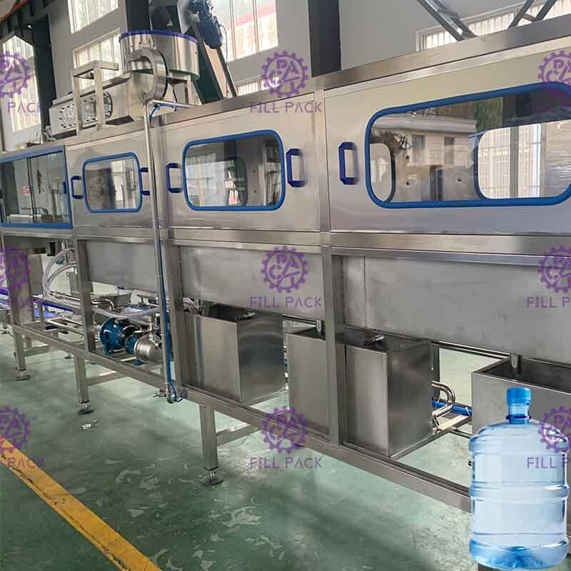 বিশুদ্ধ জল 200BPH জন্য স্টেইনলেস স্টীল 3 গ্যালন জল লাইন সরবরাহকারী