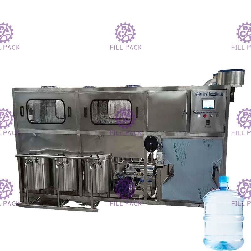 300bph 18.9l 5 Gallon Water Filling Machine Automatic Plc Control সরবরাহকারী