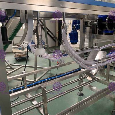 200BPH 3/5 গ্যালন / 20l ওয়াশিং ফিলিং এবং ক্যাপিং মেশিন