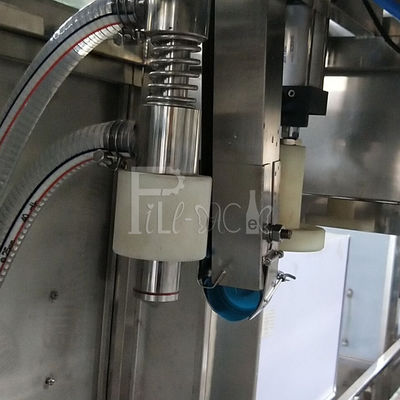 120bph 3/5 গ্যালন / 20l জল বোতল মেশিন স্বয়ংক্রিয় বালতি লোডিং ডিভাইসের সাথে